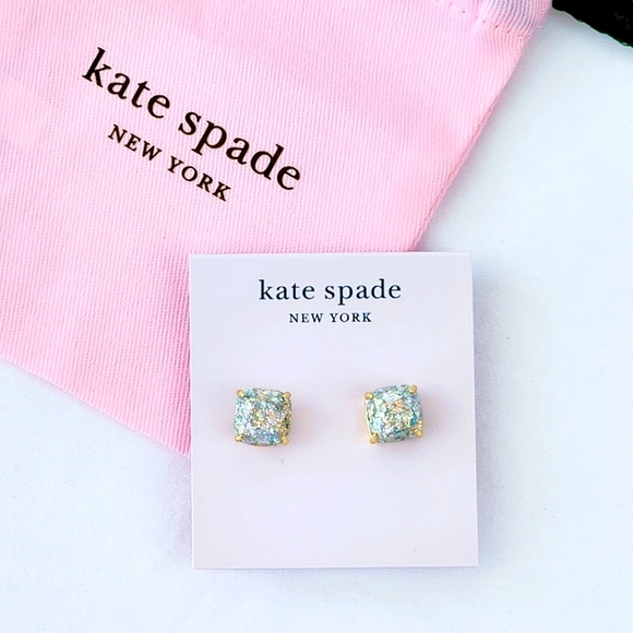 kate spade Jewelry - Kate Spade ♠️ Opal Glitter Square Stud Earrings